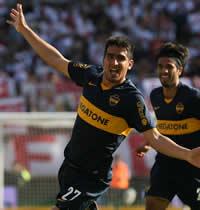 Foto Juan Roman Riquelme Un Golazo De Riquelme Puso A Boca En Lo Mas Alto