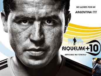 La gente sufre la ca�da ante Bolivia y muchos piden por Riquelme
