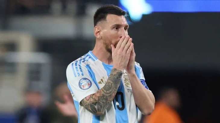 La frase de Messi sobre su molestia muscular que preocupa, tras el 1-0 a Chile