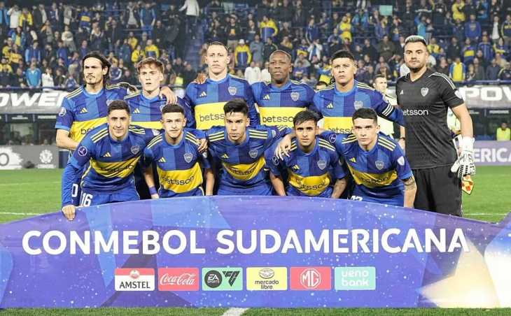 VIDEO: El gol de Cavani para la victoria de Boca ante Independiente del Valle en la Copa Sudamericana 2024